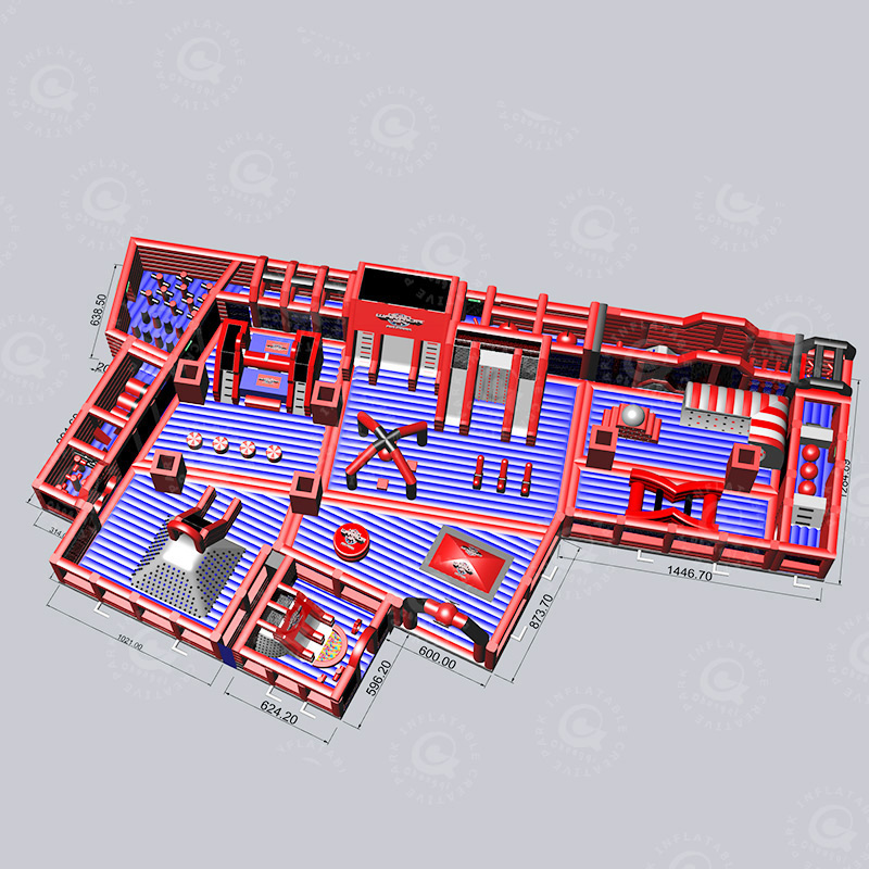 Indoor Ninja Inflatable Parks: Space-Optimised Warrior Designs